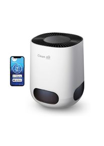 Clean Air Optima Purificateur d'air ioniseur HEPA intelligent CA-502 Desktop Smart | blanc/noir