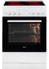 Amica Elektro-Standherd "SHC 913 011 W", Energieeffizienz: A, wei&szlig;, Herdsets, Komfortables Kochen und Backen mit &uuml;bersichtlicher Handhabung, Elektro-Standherd