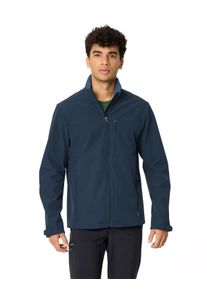 Outdoorjacke VAUDE "MEN'S CYCLONE JACKET V", Herren, Gr. XL, blau (schwarz sea), Obermaterial: 88% Polyester, 12% Elasthan. Futter: 100% Polyester, Jacken Outdoorjacke, f&uuml;r Wandern und anspruchsvolle Eins&auml;tze, atmungsaktiv, winddicht