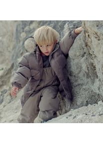 Skihose Wheat "Ski Pants Sal", M&auml;dchen, Gr. 92, N-Gr, beige (dry wood), Web, Obermaterial: 100% Nylon, unifarben, normal lang, Hosen Skihose, Kunstfaser, wasserdicht, atmungsaktiv und leicht wattiert