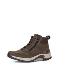 Schn&uuml;rboots ROLLINGSOFT, Herren, Gr. 14 (49), braun (dunkelbraun), Nubukleder, unifarben, Schuhe Schn&uuml;rboots, High Top-Sneaker, mit Label, Bequemweite G (= weit)