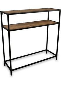 Konsolentisch Mirrors and More "THEODORE", braun (natur), H:80cm, Tische, Konsolentisch