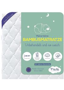 P'tit Lit P'tit Lit Matelas b&eacute;b&eacute; en bambou | blanc