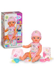Babypuppe Baby Born "Little Baby Girl, Lena, 36 cm", rosa, Puppen, Baby, Babypuppe, mit 7 Funktionen
