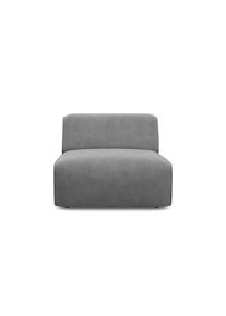 Sessel OTTO HOME "Merid Sofa-Mittel-Element, Breite: 84 cm", grau (hellgrau), B:84cm H:70cm T:97cm, Struktur fein (100% Polyester);Samtoptik (100% Polyester);Samtcord (92% Polyester, 8% Polyamid), Sessel, Sessel, als Modul oder separat verwendbar, f&uuml;r individuelle Zusammenstellung