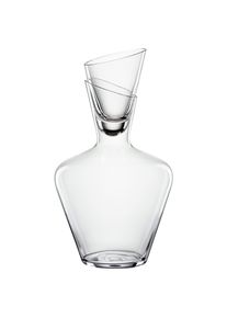 Karaffe Spiegelau "Weinkaraffe mit Stopfen Definition 1 Liter transparent", bunt (transparent), Karaffen, Karaffe
