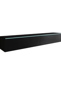 Home Affaire "LOWBOARD VERA, wahlweise mit oder ohne Beleuchtung" Modernes griffloses TV-Board, 180 cm TV-Schrank, stehend und h&auml;ngend