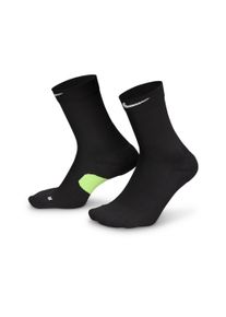 Laufsocken Nike "U NK MDWT RUN CREW 1PR - 168", Damen, Gr. XL (46/50), Sockengr&ouml;&szlig;e, schwarz (schwarz, smoke), Obermaterial: 93% Polyester, 6% Elasthan, 1% Nylon, Socken Laufsocken
