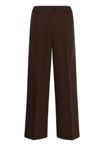 Marlene-Hose Kaffe "Damen Anzughose KAsakura", Damen, Gr. 46, N-Gr, braun (coffee bean), Obermaterial: 77% Polyester PES. 18% Viskose CV. 5% Elasthan EL., Hosen Marlene-Hose