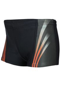 Badehose AQUARTI "Badehose Jungen Schwimmhose Kontrastfarbige Eins&auml;tze", Jungen, Gr. 164, N-Gr, schwarz (16101 schwarz, rot), Obermaterial: 80% Polyamid PA. 20% Elasthan EL., Badehosen Badehose