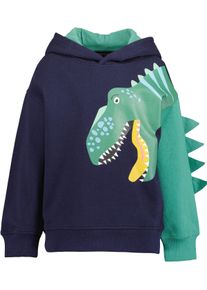 Hoodie Blue Seven "Jungen Hoodie langarm", Jungen, Gr. 98, blau (5900, nachtblau), 100% Baumwolle, normal normal, Rundhals, gerader Abschluss, Sweatshirts Hoodie