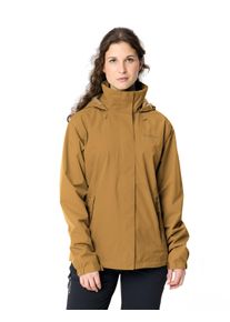 Regenjacke VAUDE "Women's Escape Light Jacket", Damen, Gr. 50, braun (peanut butte), Web, Obermaterial: 100% Polyester. Futter: 100% Polyamid, normal, elastischer Bund mit verstellbarem Klettverschluss, Jacken Regenjacke, f&uuml;r Wandern und Trekking, atmungsaktives Material, wasserdicht