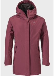 Sch&ouml;ffel Parka SCH&Ouml;FFEL "Parka Style Froda WMS", Damen, Gr. 36, pink (3825, pink), Oberstoff: Aussenseite: 100% Polyester. (Membran: Polyester). Futter: 100% Polyester. Wattierung: 100% Polyester, regular fit, hoch geschlossener Ausschnitt, Jacken Parka