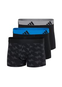 Trunk ADIDAS SPORTSWEAR "Active Flex Cotton", Herren, Gr. L, schwarz (918, sonstige), Single Jersey, Obermaterial: 95% Baumwolle, 5% Elasthan, k&ouml;rpernah, Unterhosen Trunk, elastischer Logo-Bund, ohne Eingriff, Single Jersey-Qualit&auml;t
