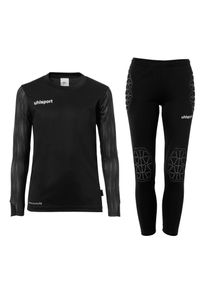 Sportanzug Uhlsport "Torwart-Sets REACTION GOALKEEPER SET JUNIOR", M&auml;dchen, Gr. 128, schwarz, Obermaterial: 100% Polyester Pol. recyc.., Sportanz&uuml;ge Sportanzug