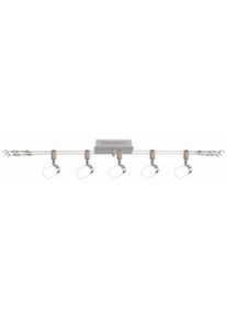 N&Auml;VE LED Pendelleuchte "Tony", grau (chromfarben), 5, &Oslash; 5cm H: 22cm, 1 Stk., Leuchten, individuell einstellbar, LED Pendelleuchte