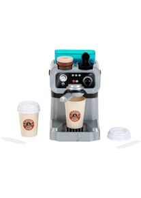 Kinder-Kaffeemaschine klein "My Market - Barista Espressomaschine", silber (silberfarben), Spielzeug-Haushaltsger&auml;te, KinderB:12cm H:18,5cm T:17cm, Kunststoff, Kinder-Kaffeemaschine, B:12cm H:18,5cm T:17cm