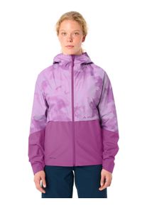 Regenjacke Vaude "WOMEN'S LOAMER RAIN JACKET", Damen, Gr. 44, lila (raspberry), Obermaterial: 100% Polyester, normal, Jacken Regenjacke, wind- und wasserdichte Ausf&uuml;hrung, kompakt verstaubar, normale L&auml;nge