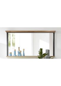Wandspiegel INNOSTYLE "Jasmin", grau (graphit), B:142cm H:74cm T:16cm, Holzwerkstoff, Spiegel, Wandspiegel