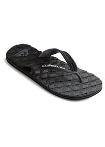 Sandale Quiksilver "Oahuey", Herren, Gr. 12(45), grau (grau 1), Obermaterial: Synthetikmaterial / Au&szlig;ensohle: Moosgummi, Schuhe Sandale