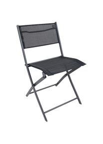 Gardenson , Schwarz , Metall, Textil , 45x79x46 cm , klappbar, UV-best&auml;ndig, regenabweisend, abwischbar ,