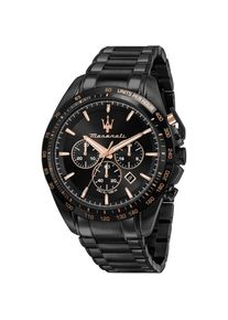 Maserati R8873612048 Traguardo herenhorloge met zwarte wijzerplaat