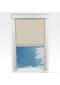 Dachfensterrollo LIEDECO "Verdunkelung" Gr. 1, beige, B:38,3cm H:54cm, Polyester, Rollos, Dachfensterrollo