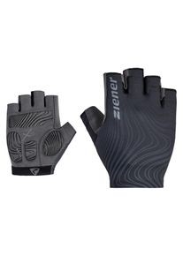 Fahrradhandschuhe Ziener "CLEM-Z", Gr. 7, schwarz, Materialmix, Handschuhe Fahrradhandschuhe