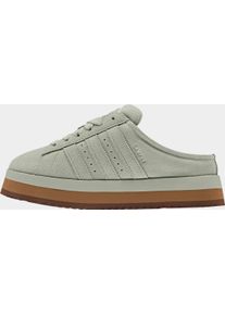 Clog adidas originals "CAMPUS 00S WINTER LOW", Damen, Gr. 42, beige (halo gr&uuml;n, halo gr&uuml;n, gum4), Leder, Schuhe Clog, Hausschuh, Pantolette, Mule, Slipper mit Plateua f&uuml;r Herbst und Winter