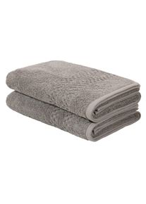 Duscht&uuml;cher OTTO HOME "Regona, Duscht&uuml;cher 70x140cm, flauschig und weich, 500 gr/m&sup2;", grau, B:70cm L:140cm, Frottier, Frottier, Handt&uuml;cher, Duscht&uuml;cher, Premium Handt&uuml;cher mit Bord&uuml;re, Set, 100% Baumwolle, 5 Jahre Garantie