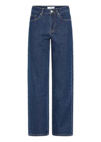 Regular-fit-Jeans B.Young "Damen Jeans BYKAJANE", Damen, Gr. 30, L&auml;nge 32, blau (dunkelblau denim), Obermaterial: 99% Baumwolle CO. 1% Elasthan EL., Jeans Regular-fit-Jeans