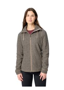 Fleecejacke Vaude "WOMEN'S SKOMER WINTER FLEECE JACKET", Damen, Gr. 42, linen, Fleece, Obermaterial: 100% Polyester, regular fit normal, Rundhals, eingesetzt abgesteppte Kante, Jacken Fleecejacke, mit Rei&szlig;verschluss &uuml;ber die gesamte L&auml;nge, Regular Fit