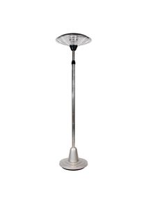 Globo Terrassenstrahler, Schwarz, Chromfarben, Metall, Kunststoff, 211 cm, Elektroger&auml;te, Heizger&auml;te, Heizstrahler