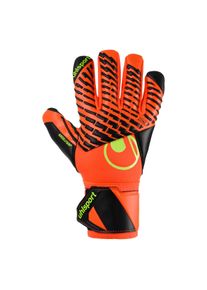 Torwarthandschuhe Uhlsport "Torwarthandschuhe FM ZNE Absolutgrip HN Pro Jr.", Kinder, Gr. 7, rot (fluo rot, wei&szlig;, fluo gelb), Obermaterial: 81% Gummi rubber. 13% Polyester PES. 6% Nylon NY., Handschuhe Torwarthandschuhe