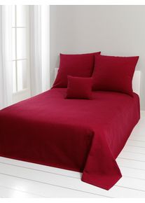 Tagesdecke PEREIRA DA CHUNA Gr. 6, rot (bordeaux), B:280cm L:250cm, 100% Baumwolle, Tagesdecken, Tagesdecke