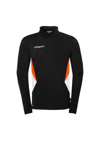 Trainingspullover Uhlsport "1/4 ZIP TOP Equipe 29", Herren, Gr. XL, schwarz (schwarz, wei&szlig;, fluo orange), Obermaterial: 100% Polyester Pol. recyc.., Pullover Trainingspullover