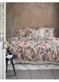 Bettw&auml;sche Irisette "Meran 8765", 90 multi, B/L: 135cm x 200cm, 1 Stk., 1 Stk., Biber, B/L: 80cm x 80cm, 2, Biber, Obermaterial: 100% Baumwolle, Bettw&auml;sche, Bettw&auml;sche, Feinbiber, 2 teilig, flauschig