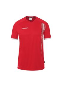 Trainingsshirt Uhlsport "Trainings-T-Shirt Impulse Kids", M&auml;dchen, Gr. 164, rot (rot, wei&szlig;), Obermaterial: 100% Polyester Pol. recyc.., Shirts Trainingsshirt