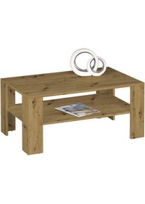 Couchtisch Stolkom "Joker", braun (braun, artisan, artisan), H:44cm, Tische, Couchtisch, Klassischer Wohnzimmertisch-Beistelltisch