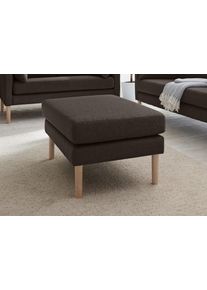 Hocker Andas "Grenzda", braun, B:94cm H:47cm T:64cm, Hocker, Hocker, F&uuml;&szlig;e aus Massivholz, Erg&auml;nzung zum 2- und 3-Sitzer