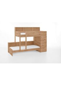 M&Ouml;BELIX M&ouml;belix , Eiche Artisan , Holzwerkstoff , 111x181.2x259 cm , in verschiedenen Holzdekoren erh&auml;ltlich ,