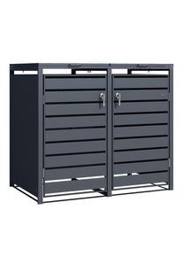 Ambia Garden , Anthrazit , Metall , 80x116x132 cm , Europ&auml;ischer Sicherheitsstandard ,
