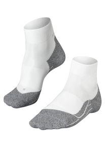 Laufsocken Falke "RU4 Light Performance Short", Herren, Gr. 46-48, 2020, wei&szlig;, mix, Obermaterial: 62% Polyamid, 35% Lyocell, 3% Elasthan, unifarben, Socken Laufsocken, kn&ouml;chellange Form, mit Lyocell, atmungsaktiv, leicht gepolstert