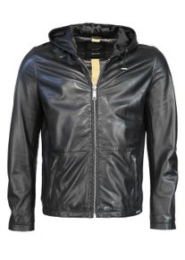 Lederjacke Maze "Lederjacke Estero", Herren, Gr. M, schwarz, Obermaterial: 100% Lammnappaleder LANA. Futter: 100% Baumwolle CO., Jacken Lederjacke