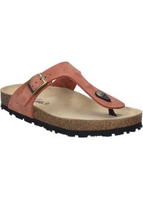 Zehentrenner Josef Seibel "Hermine 02, koralle", Damen, Gr. 41, blau (koralle), Obermaterial: 100% Rindsleder Leather cow., Schuhe Zehentrenner