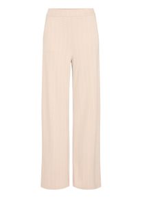 Stoffhose Ichi "Damen Casual Hose IHRUTI", Damen, Gr. XL, N-Gr, beige (doeskin), Obermaterial: 68% Viskose CV. 14% Polyester PES. 13% Polyamid PA. 5% Elasthan EL., Hosen Stoffhose
