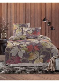 Bettw&auml;sche Irisette "Zobel 8792", 90 multi, B/L: 155cm x 220cm, 1 Stk., 1 Stk., Renforc&eacute;, B/L: 80cm x 80cm, 2, Renforc&eacute;, Obermaterial: 100% Baumwolle, Bettw&auml;sche, Bettw&auml;sche, Flausch-Cotton, 2 teilig, samtig weich