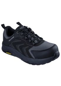 Arbeitsschuh Skechers "Speed" Gr. 45, schwarz, 45, Obermaterial: 100% Synthetik synthetic., Schuhe, Arbeitsschuh