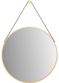 Wandspiegel Jokey "Cantabria", goldfarben, B:53cm &Oslash;:50cm, Glas, Spiegel, Wandspiegel, &Oslash; 50 cm