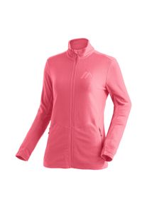 Fleecejacke Maier Sports "Denise Jacket W", Damen, Gr. 36, pink (perlrosa), 100% Polyester, hoch geschlossener Ausschnitt, Jacken Fleecejacke, Damen Midlayer, atmungsaktiv schnelltrocknend, Full-Zip, Regular fit